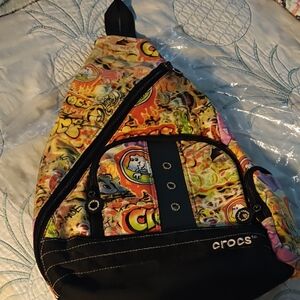 CROCS Multicolor Graphic Sling Bag